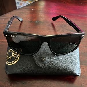 Ray-Ban 60 Millimeters Black Polarized Sunglasses